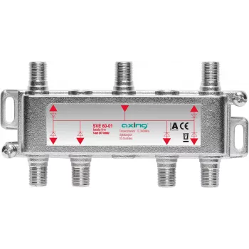 Kabel-Splitter Axing SVE06001 75 Ω 5 - 2400 MHz