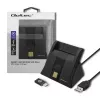 Qoltec 50643 Chipkartenleser, USB 2.0