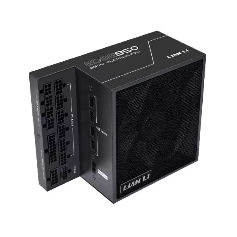 Lian Li EDGE EG1300 1300-W-Netzteil, 80 PLUS Platinum, ATX 3.1, PCIe 5.1, Schwarz