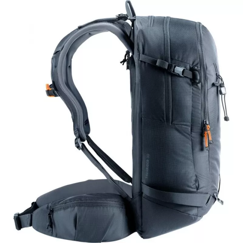 Deuter Freerider 30 Skitourenrucksack, 30 L, schwarz