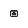 Unitek A1026BK RJ45-Buchse-zu-Buchse-Kupplung, Cat.6, 1 Gbps, Schwarz