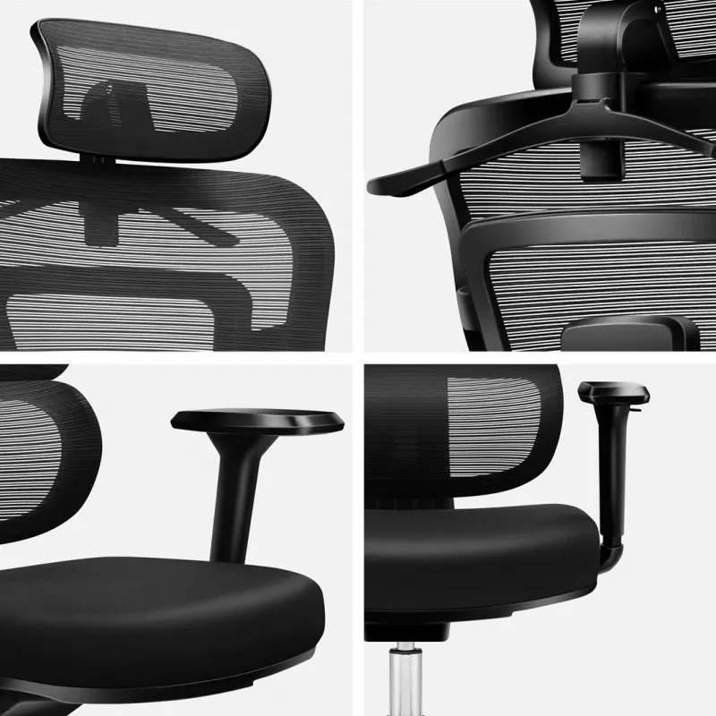 Bürodrehstuhl mark adler Expert 4.9 Modell 5701-65776 — Mesh, verstellbare Kopfstütze, Lendenwirbelstütze, Sitzhöhe 44–52 cm, max. Belastung 150 kg