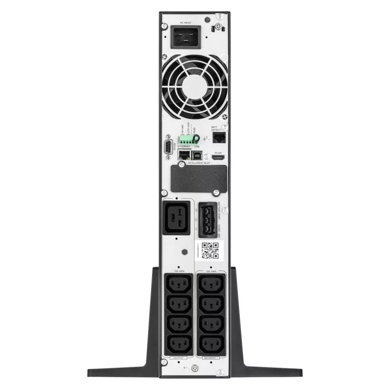 Online-USV EVER Powerline RT PRO 3kVA 3kW Rack/Tower, Doppelwandler, 1-phasig, 200–240 V Ausgang, 9× C13-Ausgänge, LCD, VRLA-Batterien