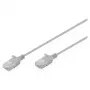 Patchkabel DIGITUS CAT6 U-UTP schlank 1 m, grau