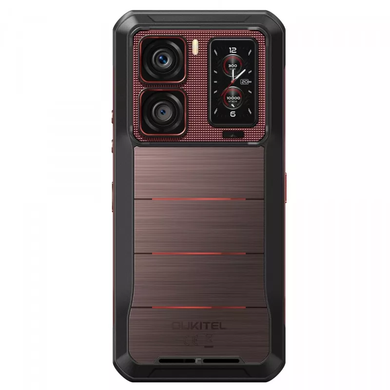 Oukitel WP300 5G Smartphone, 6,8 Zoll, 12 GB RAM, 512 GB, 16000 mAh, IP69K, Android 15, Rot