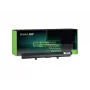 Green Cell TS38 Akku für Toshiba PA5185U-1BRS (Satellite C50-B, C55-C, L50-B), Li-Ion 14,4 V 2200 mAh, 4 Zellen, schwarz
