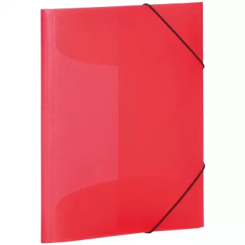 Mappe Polypropylen (PP) HERMA 19504 Rot Transparent A4