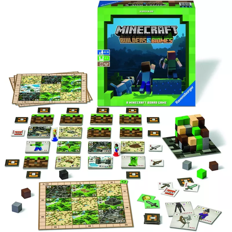Minecraft Builder & Biomes, Brettspiel