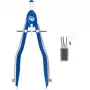 Herlitz my.pen Quick-Adjust Zirkel, Blau/Weiß