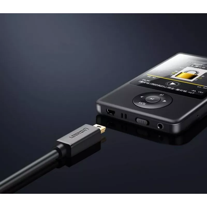 Ugreen US132 USB-auf-Mini-USB-Kabel, 2 m, 480 Mbit/s, schwarz