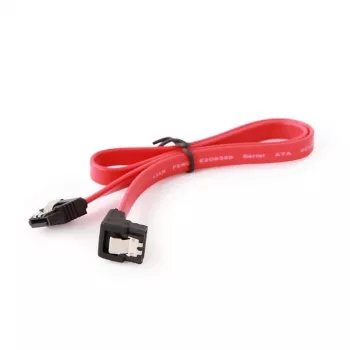 SATA-III-Kabel Gembird CC-SATAM-DATA90-0.1M 0,1 m Stecker/Stecker, rot
