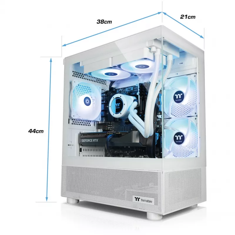 Thermaltake FTW V170A 5060Ti Snow Weiß/transparent Windows 11 Home