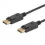 DisplayPort-Kabel SAVIO CL-136, DisplayPort Stecker–Stecker, 2 m, DP 1.2, vergoldete Kontakte, schwarz