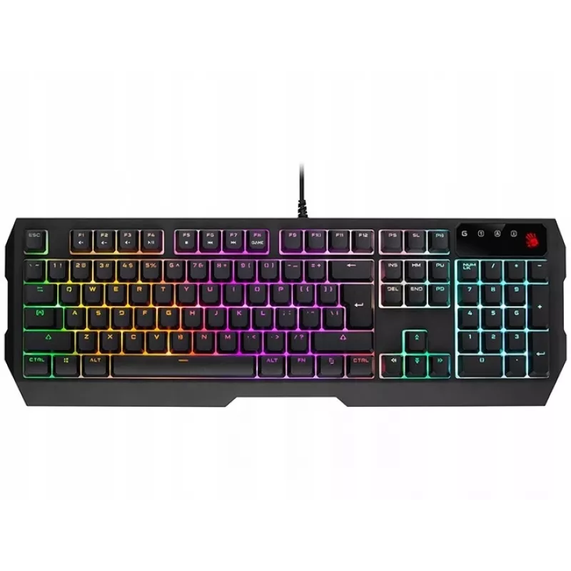A4Tech Bloody B140N kabelgebundene Gaming-Tastatur, Membran, Schwarz