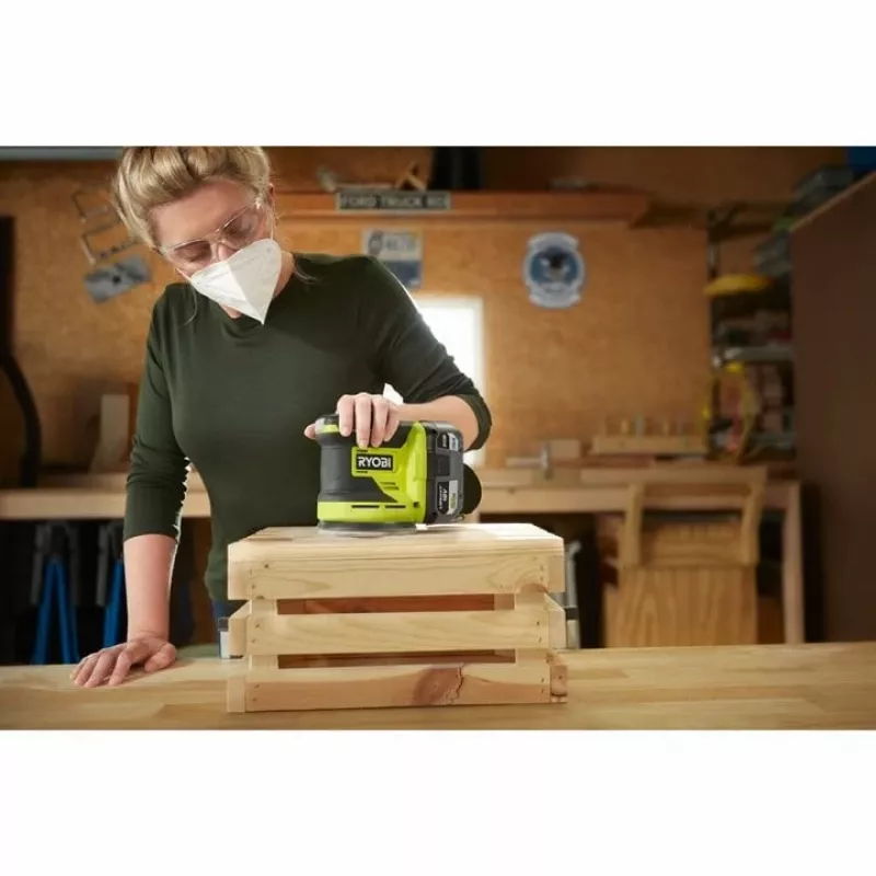 Ryobi RROS18-0 ONE+ 18 V Akku-Exzenterschleifer, 125 mm, Solo