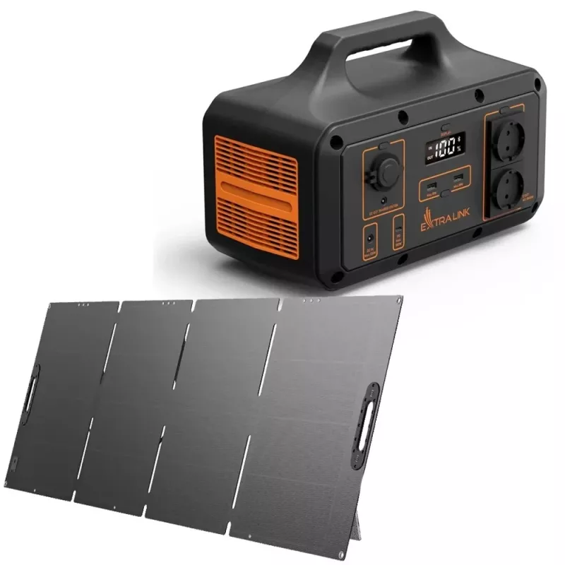 Faltbares Solarpanel Extralink EPS-120W 120W monokristallines Silizium