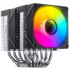 Jonsbo CR-1400 DV2 CPU-Kühler, ARGB, 2 x 92 mm, Schwarz