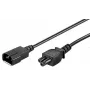 Microconnect PE080610 Stromkabel Schwarz 1 m C14-Kupplung C5-Kupplung