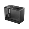 DeepCool CH160 PLUS R-CH160-BKNGM0-G Small-Form-Factor-(SFF)-PC-Gehäuse, Mini-ITX/Micro-ATX, Hartglas, schwarz