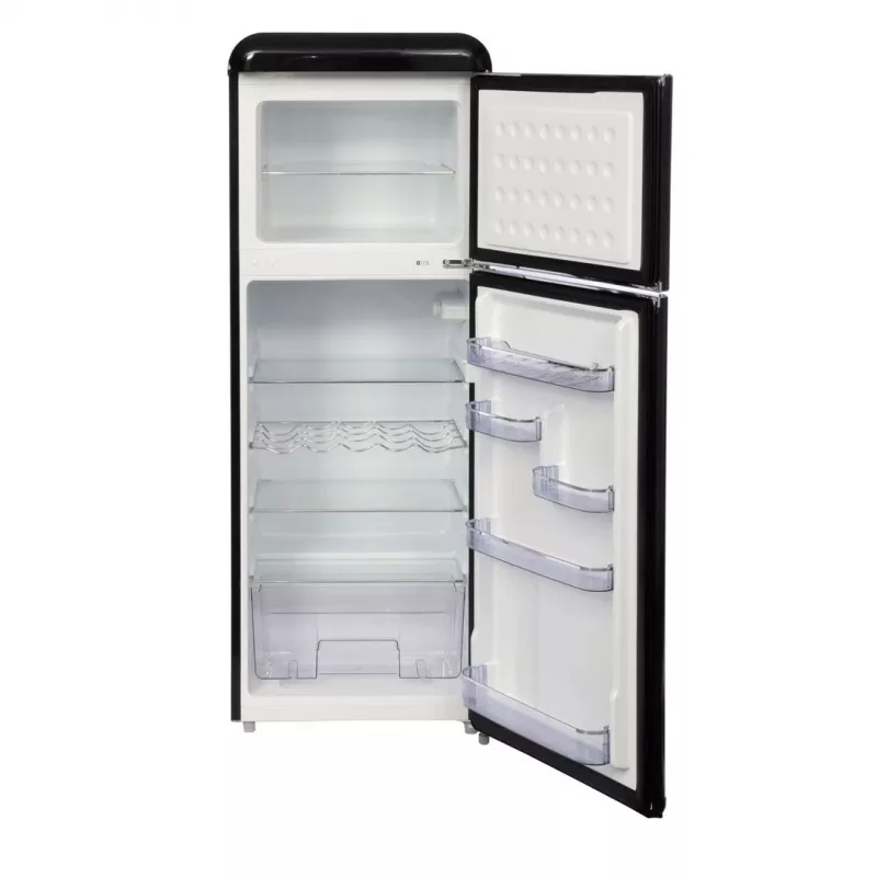 Kühl-Gefrierkombination Retro Ravanson LKK-210RB