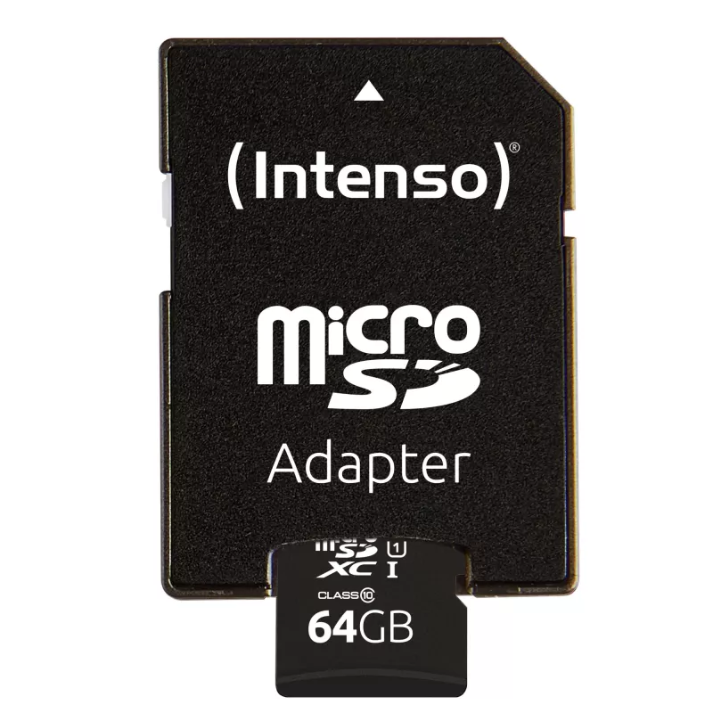 Memory Card Intenso 64GB MicroSDXC UHS-I Class 10 3423490