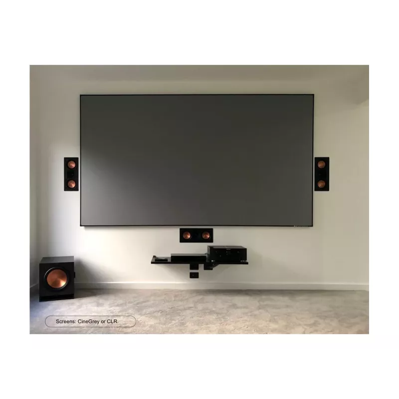 Elite Screens Aeon AR100WH2 Projektionsleinwand mit festem Rahmen, 100 Zoll (254 cm), 16:9, Wandmontage, Aluminium