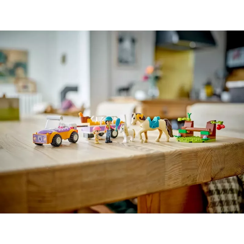 LEGO Friends Pferde- und Ponyanhänger-Tierspielzeug-Set 42634