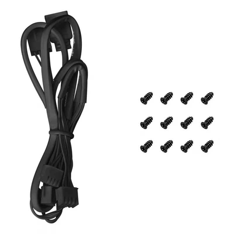 DeepCool FD12 ARGB R-FD12-BKAPN3-G Gehäuselüfter, 120 mm (120x120x25), 12 V, 3er-Pack, Schwarz