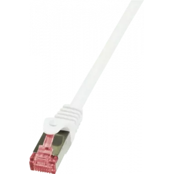 LogiLink PrimeLine CQ2121S Cat6 S/FTP Patchkabel, 30 m, Weiß