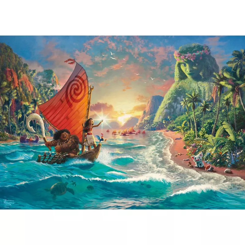 Thomas Kinkade Studios: Moana – Vaiana, Puzzle 1000 Teile