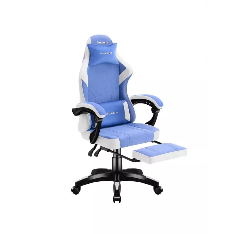 Gaming-Stuhl huzaro Force 3.7 Blau — ergonomisches Design, höhenverstellbar