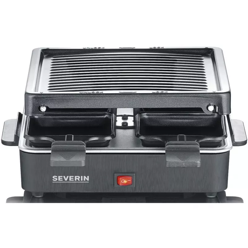 Severin Mini Raclette Grill 4 kleine Antihaft-Pfännchen 600 W