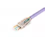 RJ45-Kabelstecker Digitus X-ML-6U-EZ Transparent Stecker 100 Stück