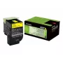 Lexmark 802Y Tonerkartusche (80C20Y0), gelb, 1.000 Seiten