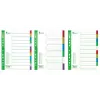 Register Forpus, A4, 1-12 Farben, Kunststoff