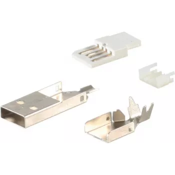 Kabelverbinder ShiverPeaks BS77056 USB A Stecker gerade