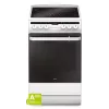 Freestanding cooker Amica SHC 5874 W Electric Ceramic 4 Zones