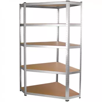 Gartenwerkzeug-Aufbewahrungsregal Top e shop Rack GC9030 — Verzinkter Stahl & MDF, 900x300x1800 mm, freistehend/wandmontiert, 875 kg Kapazität