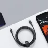 Aukey CB-CD45 USB-C-auf-USB-C-Kabel, Quick Charge, 0,9 m, schwarz