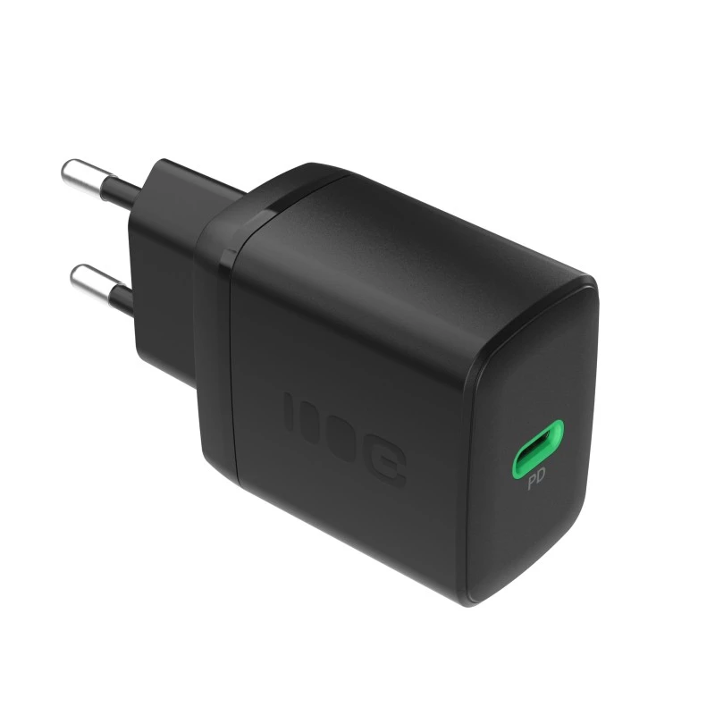 Netzteil Green Cell PowerSource Solo30 30W Schwarz — USB-C Einzelport-Ladegerät