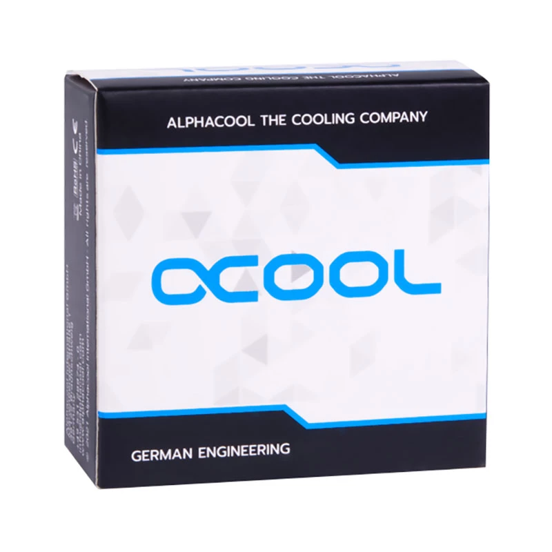 Alphacool ES D-Plug 20 mm G1/4 AG auf G1/4 AG, Deep Black