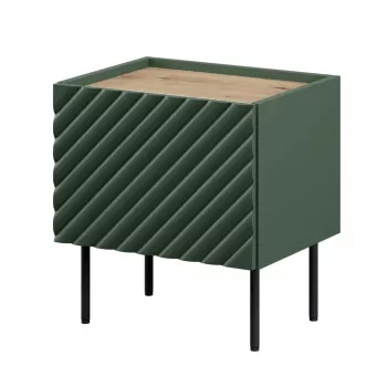 Nachttisch-Set cama meble ONDA 2 Stk. 50×40×H54 cm, grün, MDF/Spanplatte, 16 mm Rahmen