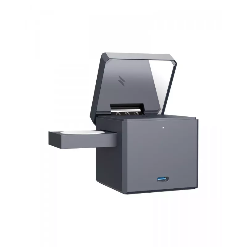 Anker 3-in-1 Cube Y1811G11 mit MagSafe, 15 W, Schwarz