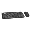 Logitech Pebble 2 Combo for Mac Wireless Tastatur Maus QWERTZ Deutsch Graphit