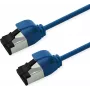 ROLINE S/FTP Patchkabel Kat.8.1, schlank, PoE, Blau, 2m (21.15.3442)