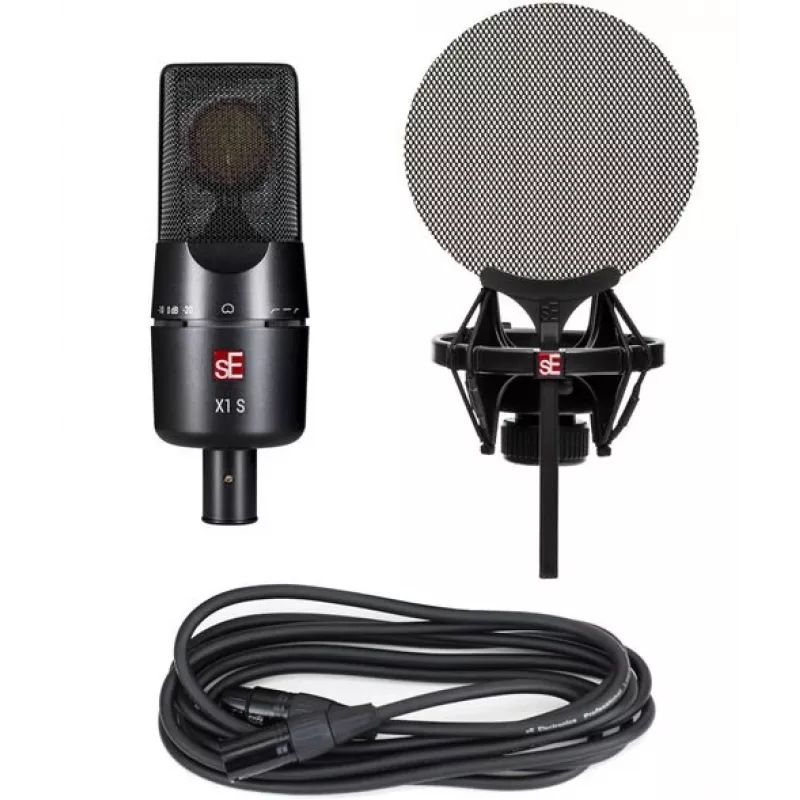 sE Electronics X1 S Vocal Packung Schwarz Studio-Mikrofon