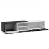 Cama TV-Schrank SIGMA1 180 weiß/schwarz glänzend