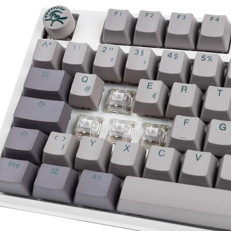 Ducky One 3 TKL Mist Grau Tastatur Gaming USB Deutsch