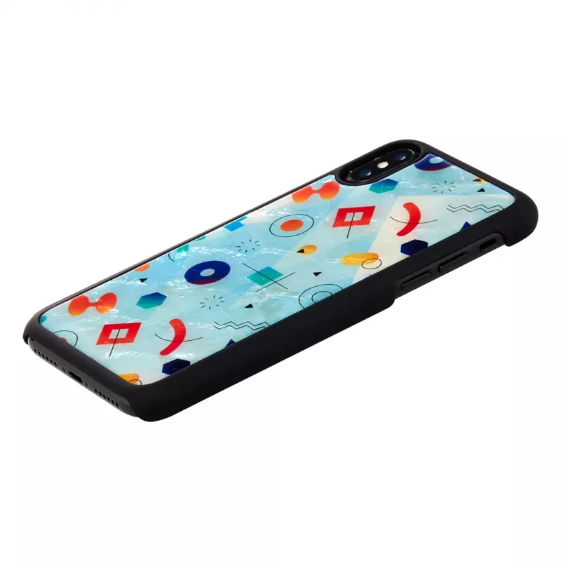 iKins Poppin Rock Hülle für iPhone XS/X, schwarz
