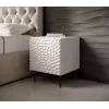 Cama Meble HOLE Nachttisch, 2er-Set, 44×40,5×53,5 cm, matt weiß